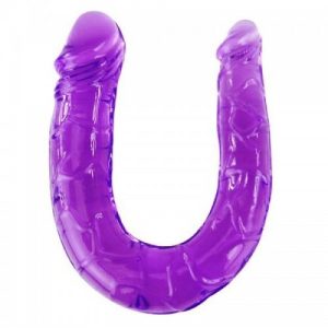 Dildo doble gelatina