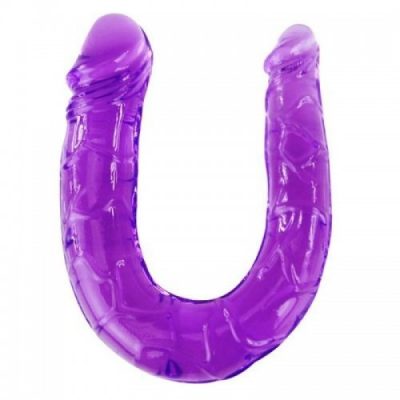 Dildo doble gelatina