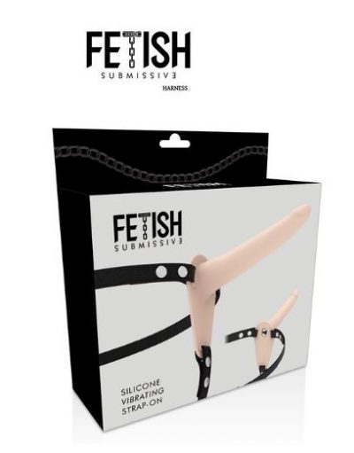 Arnés con vibrador de 15 cm Fetish - Imagen 3