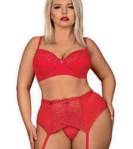 conjunto 3 piezas rojo jolierose xxl