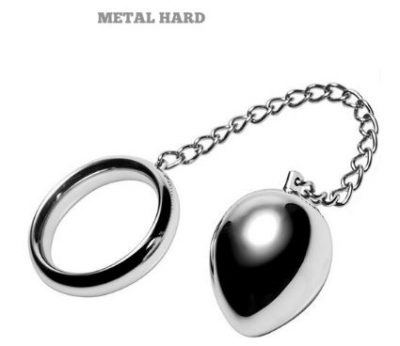 Cock Ring con Cadena con Bola Metal - Imagen 2