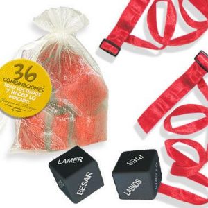 kit ataduras bondage rojo