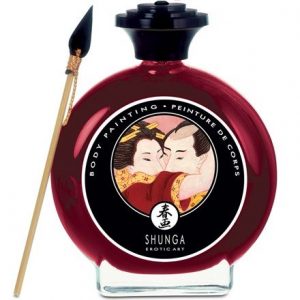 Pintura Comestible Fresas con Cava Shunga
