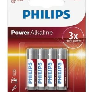 Pilas alcalinas AAA Philips