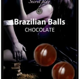 bolas lubricante Brazilian 2 unidades chocolate