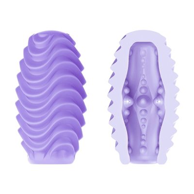 Huevo Masturbador Reversible Lila PrettyLove - Imagen 3