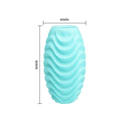 Huevo Masturbador Reversible Turquesa PrettyLove - Imagen 3